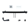 Attelage rotule démontable AUTO-HAK + faisceau TowTec spécifique 13 broches