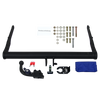 Attelage rotule démontable Brink + faisceau TowTec spécifique 13 broches