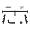 Oris Anhängerkupplung starr inkl. TowTec E-Satz 13polig spezifisch