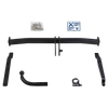 Attelage col de cygne AUTO-HAK + faisceau TowTec universel 13 broches