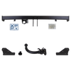 Attelage rotule démontable AUTO-HAK + faisceau TowTec universel 13 broches