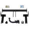 Attelage rotule démontable AUTO-HAK + faisceau TowTec spécifique 13 broches