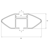 Dachträger G3 Clop airflow 110 cm
