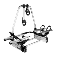 Porte-vélo Eufab LAS BC260 – Pour 2 Vélos – Attelage Timon – Noir (lot Avec Choix Accessoires)