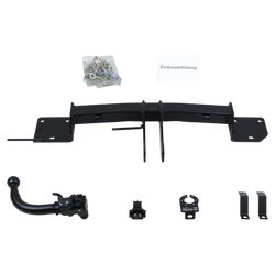 Attelage rotule démontable AUTO-HAK + faisceau TowTec spécifique 13 broches