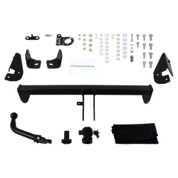 Attelage rotule démontable AUTO-HAK + faisceau TowTec spécifique 13 broches