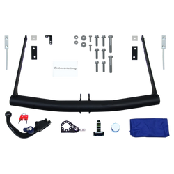 Attelage rotule démontable Brink + faisceau TowTec spécifique 13 broches