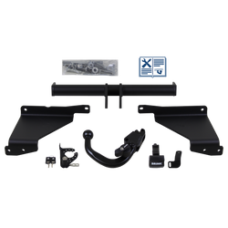 Attelage rotule démontable Brink + faisceau TowTec spécifique 13 broches