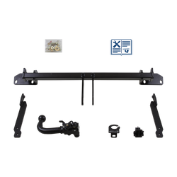 Attelage rotule démontable AUTO-HAK + faisceau TowTec spécifique 13 broches