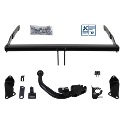 Attelage rotule démontable Brink + faisceau TowTec spécifique 13 broches