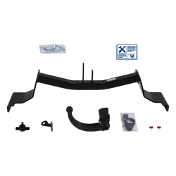 Attelage rotule démontable Westfalia + faisceau TowTec spécifique 13 broches