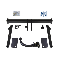 Attelage rotule démontable AUTO-HAK + faisceau TowTec spécifique 13 broches