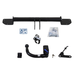 Attelage rotule démontable HOOK + faisceau TowTec spécifique 13 broches