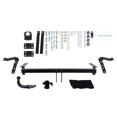 Attelage rotule démontable AUTO-HAK + faisceau TowTec universel 13 broches