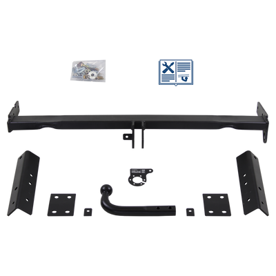 Attelage col de cygne AUTO-HAK + faisceau TowTec universel 13 broches