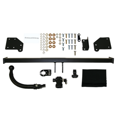 Attelage rotule démontable AUTO-HAK + faisceau TowTec universel 13 broches