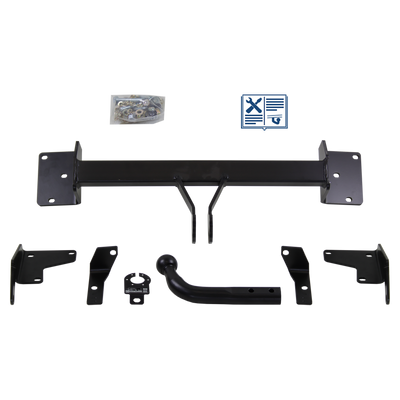 Attelage col de cygne AUTO-HAK + faisceau TowTec universel 13 broches