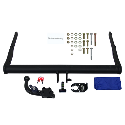 Attelage rotule démontable Brink + faisceau TowTec spécifique 13 broches