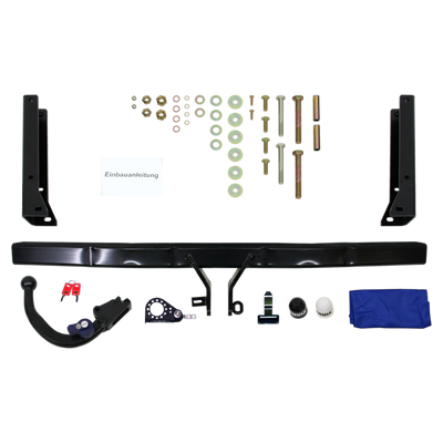 Attelage rotule démontable Brink + faisceau TowTec spécifique 13 broches