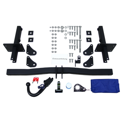 Attelage rotule démontable Brink + faisceau TowTec spécifique 13 broches