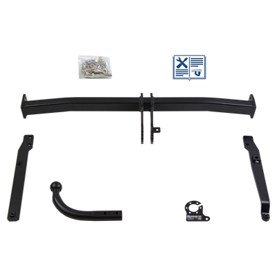 Attelage col de cygne AUTO-HAK + faisceau TowTec universel 13 broches