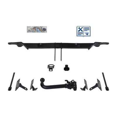 Attelage rotule démontable sans outil horizontale, AUTO-HAK