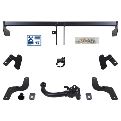 Attelage rotule démontable AUTO-HAK + faisceau TowTec spécifique 13 broches