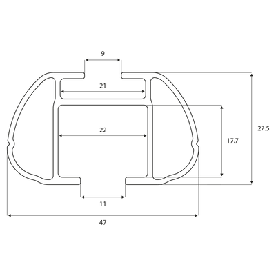 Dachträger Menabo Sherman 118 cm