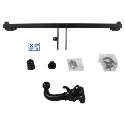 Attelage rotule démontable AUTO-HAK + faisceau TowTec spécifique 13 broches