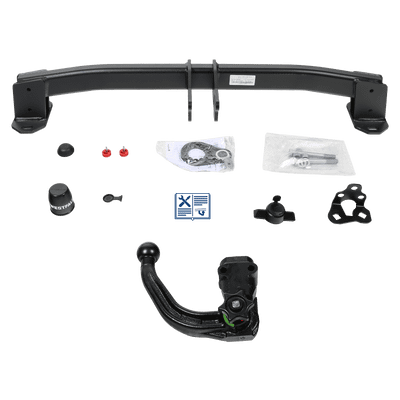 Attelage rotule démontable Westfalia + faisceau TowTec spécifique 13 broches