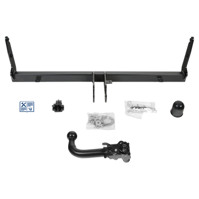 Attelage rotule démontable AUTO-HAK + faisceau TowTec spécifique 13 broches