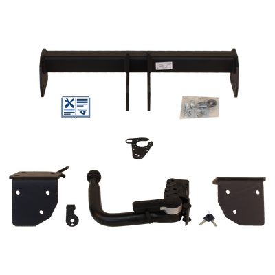 Attelage rotule démontable GDW + faisceau TowTec spécifique 13 broches