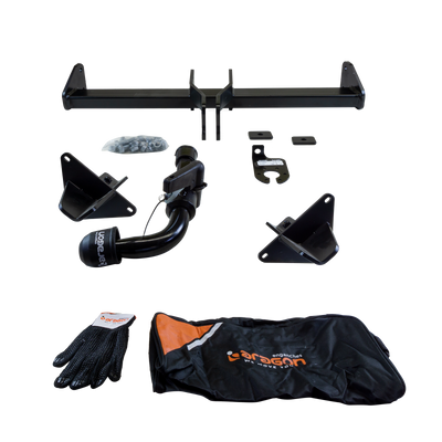 Attelage rotule démontable sans outil horizontale, TowCar